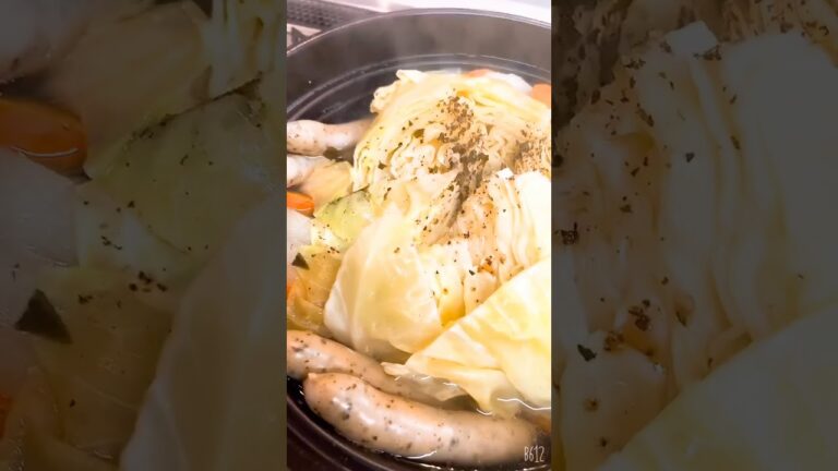 春キャベツ丸ごと土鍋ポトフ♥︎春鍋しよう♪