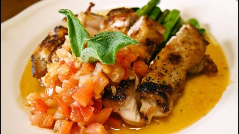 チキンソテー～フレッシュトマトソース～【人気料理研究家が教える！簡単レシピ】