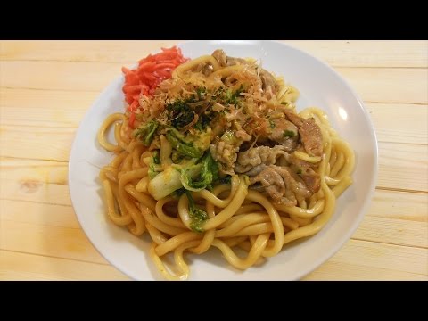 【お手軽料理】白菜焼きうどん【Yakiudon】