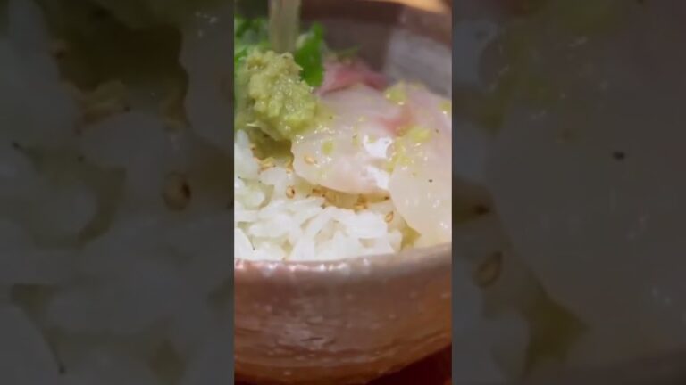 鯛茶漬け（だし茶漬け）