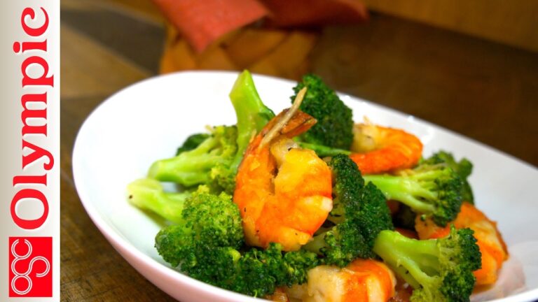 オリンピックの超簡単レシピ　海老とブロッコリーの中華炒めの作り方