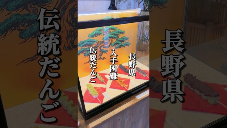 入手困難な伝統のだんご！明治時代から続く和菓子の名店 #長野グルメ #信州グルメ #長野県 #長野観光 #長野旅行 #信州 #茅野市 #長野 #和菓子