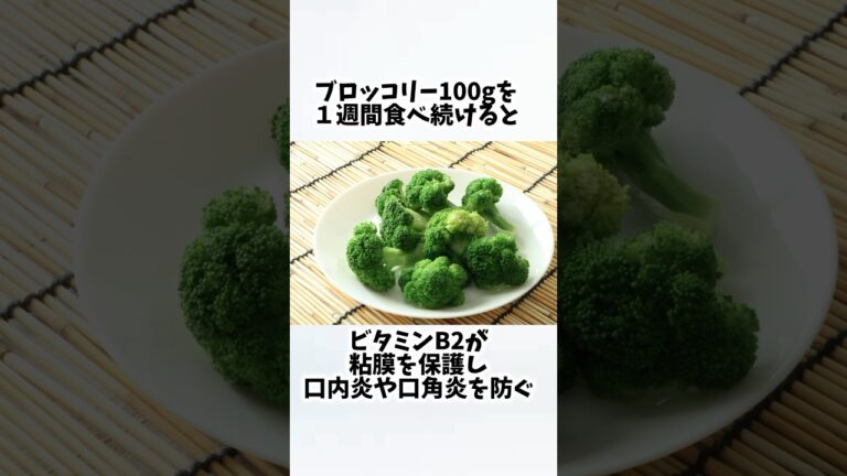 ブロッコリーを毎日食べたらどうなるの？①【30秒でわかる効果まとめ】#ブロッコリー #ダイエット #筋トレ #美容 #健康 #雑学 #ナレーター #小林将大