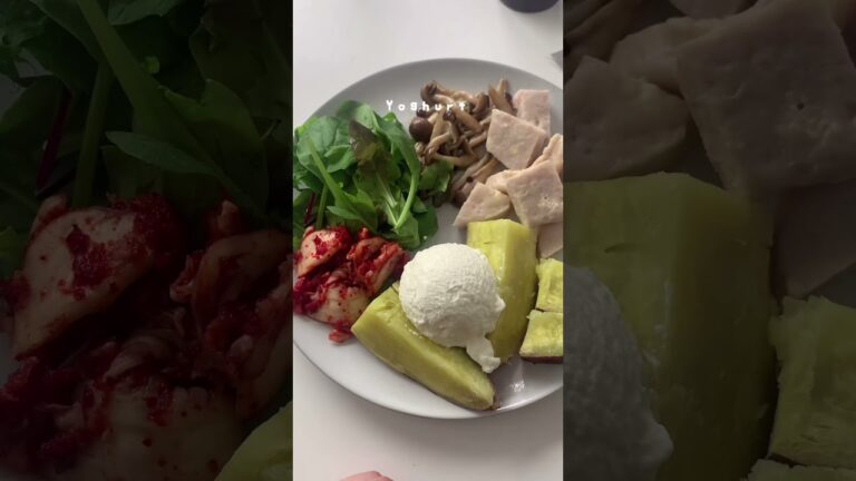 【#shorts】dietvlog🥗おしゃんなサラダチキンプレートを作ってみたよ