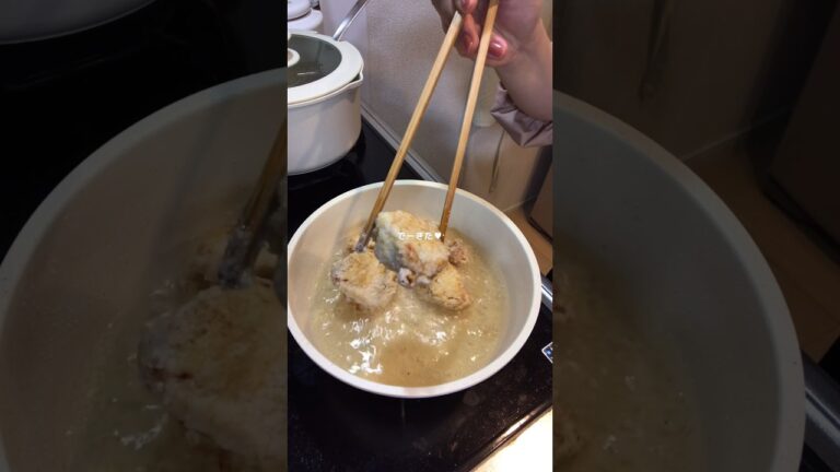 24歳主婦の自炊vlog🐓むね肉で、美味しすぎる唐揚げ作ってみた！#自炊vlog #自炊#節約#節約レシピ #主婦vlog#vlog#主婦の日常#むね肉#唐揚げ