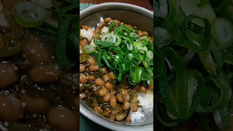 【王様の料理・極】納豆めかぶ丼 #Shorts