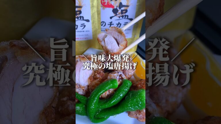 ＼旨味大爆発／究極の塩唐揚げ #唐揚げ #龍乃塩 #塩 #フード #クラファン #CAMPFIRE
