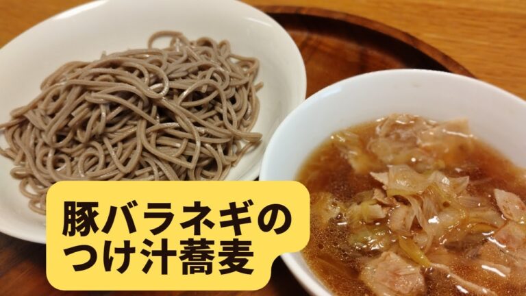 豚バラ肉とネギがたっぷり入ったつけ汁でお蕎麦／手術を受けることになり最新の病院に驚いた