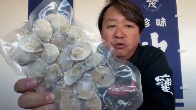 2025/1/6【豊洲市場】山茂／『片貝蛤』