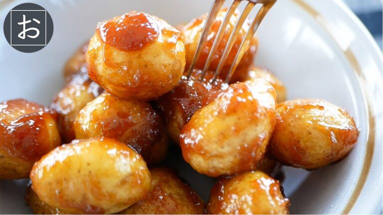 [新じゃが] 福島味噌かんぷらのおいしい作り方 [郷土料理と地酒] Potatoes miso-grilled (Fukushima’s local cuisine)