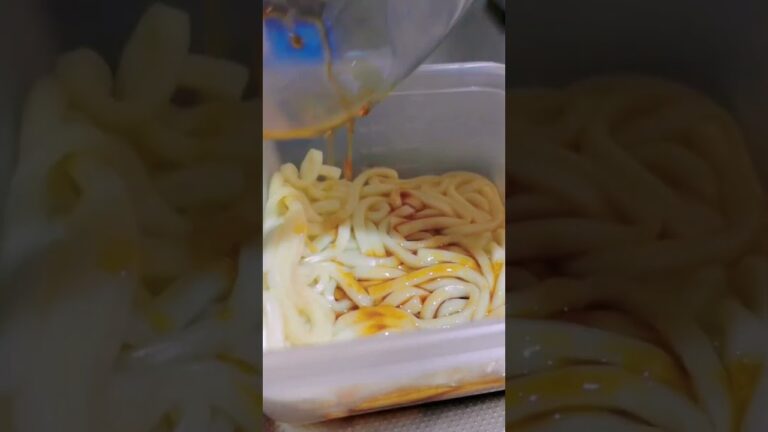 5分でつくれるレンチンうどん　#shorts #時短レシピ #時短料理 #ずぼら飯 #ズボラ料理