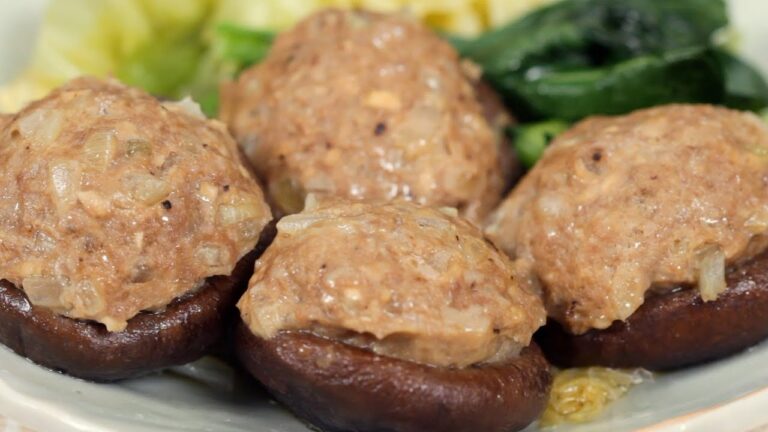 🐷Juicy Shiitake Shumai🍄: Stuffed Mushrooms Steamed to Umami Perfection!