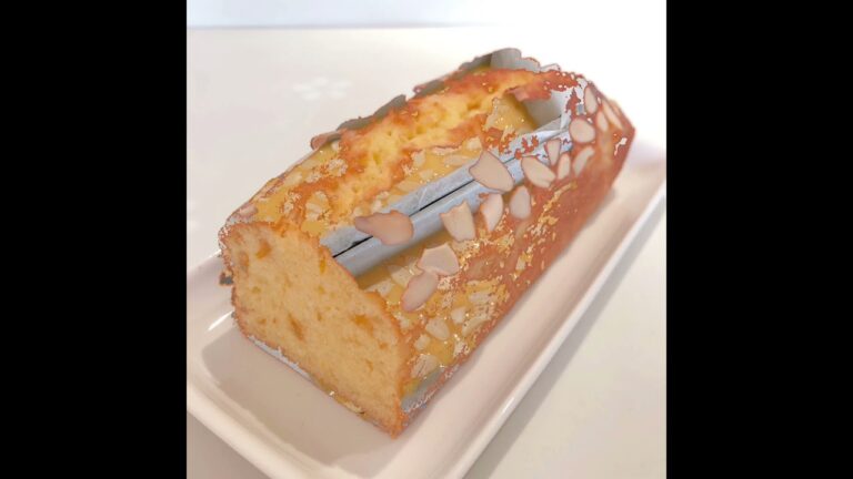 柚子ジャムケーキを作ったよ(^^)