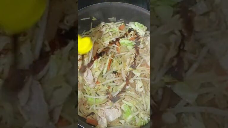 NO.84  麺、｢絶対｣焼いて‼️うまい！焼きそば   👉材料は概要欄