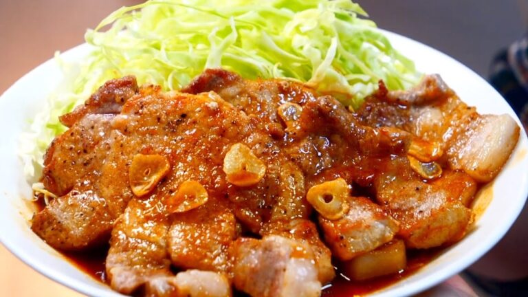 トンテキを焼いた！　（焼いてる動画）