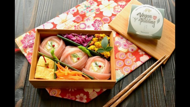 【お弁当作り】生ハム花寿司弁当の作り方〜How to make Japanese bento lunch box〜