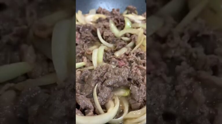 【簡単パパ飯】漬けるだけ。プルコギ風牛肉炒め#shorts