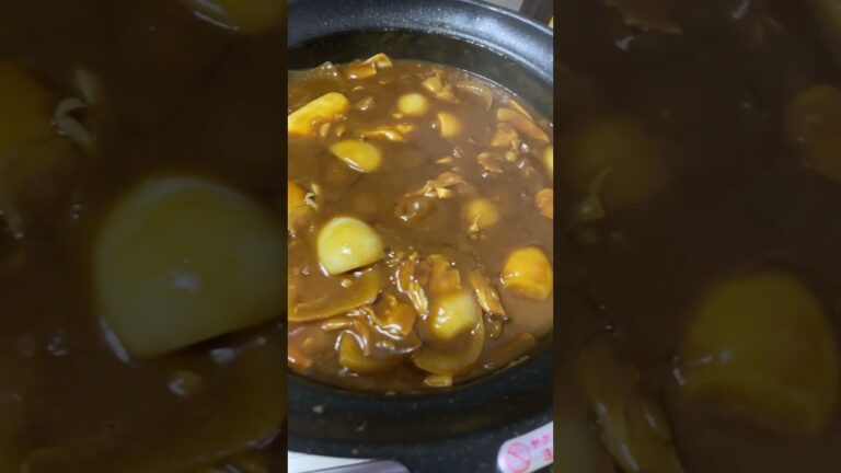 ヒゲプリカレー出汁が効いて美味い😋最高‼️めんつゆ入り