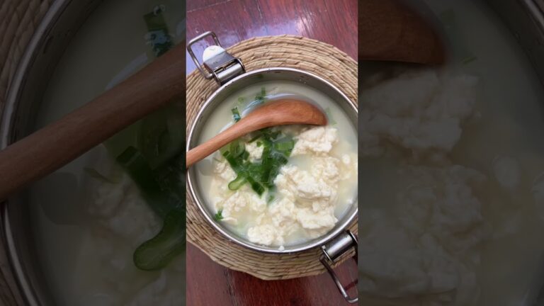 ゆし豆腐を食べました♪ #沖縄生活 #沖縄移住生活 #沖縄めし #ゆし豆腐 #朝ごはん