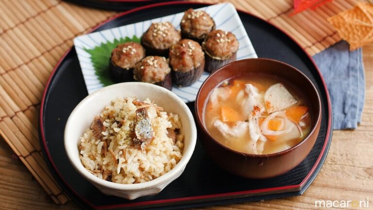 【30分で毎日定食】火を使わないで３品！秋のさんまごはん定食のレシピ 作り方