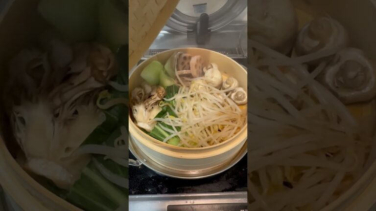 初めてのセイロで蒸し野菜をつくる