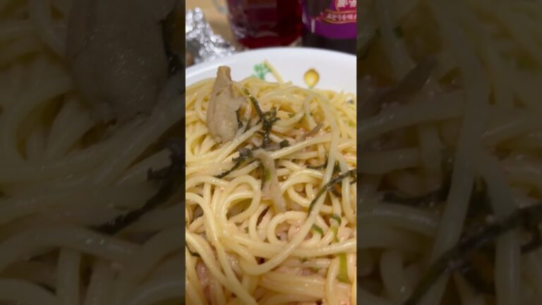 大盛り　和風たらこスパゲッティ