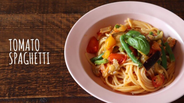 トマトソースいらずのトマトパスタ（Vegan）