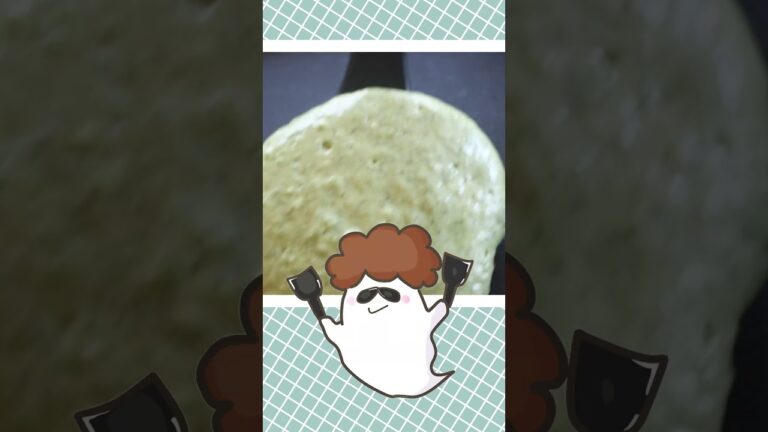 小松菜ホットケーキを作ろう #レシピ #料理 #野菜おやつ #ホットケーキミックス #簡単レシピ #料理漫画