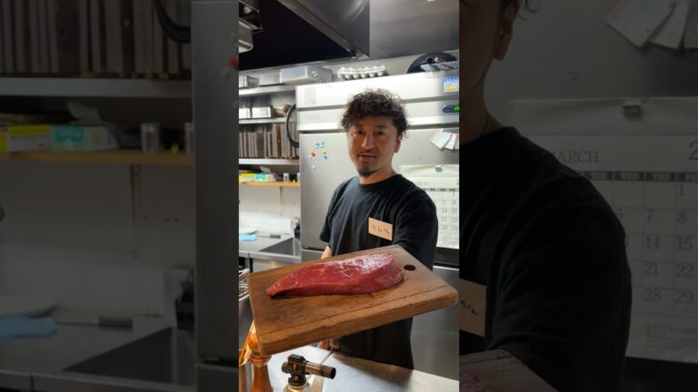 関西「食べログ１位」ステーキ屋の焼き方