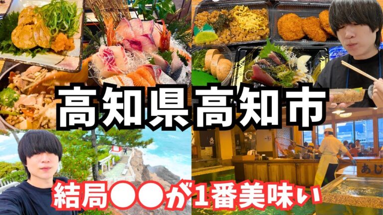 【高知観光】高知県のグルメと観光を満喫するドライブ旅が最高すぎた！高知旅行vlog