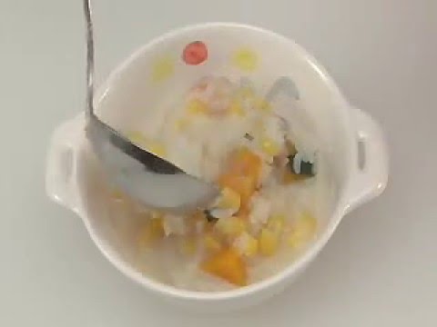 かぼちゃとコーンのリゾット　レシピ動画