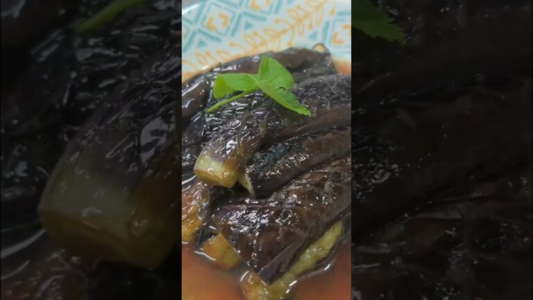 【簡単!】なすのトロトロトロ炊いたん