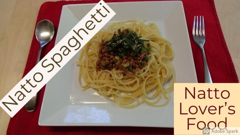 【納豆ラバーズフード】美味しい納豆スパゲッティのレシピ。簡単混ぜるだけ！
