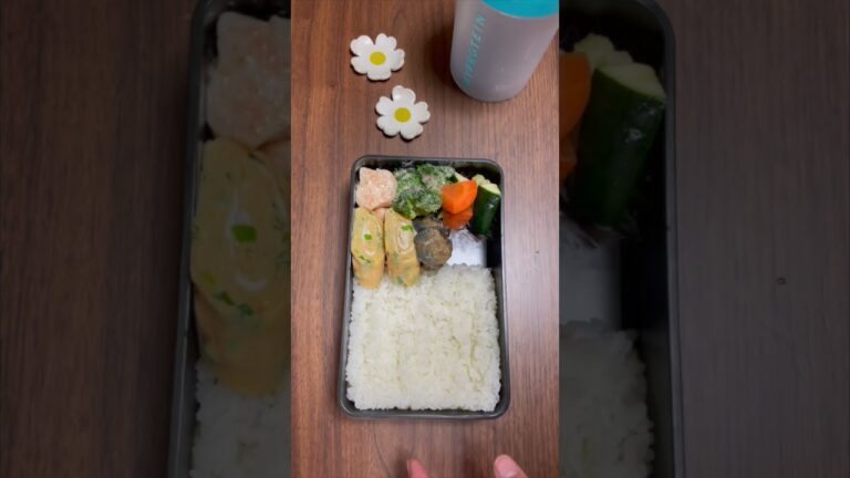 【体型キープのためのお弁当】【イワシの生姜煮弁当】 #お弁当記録 #お弁当詰め方 #旦那さん弁当 #ダイエット #お弁当 #高タンパク低脂質