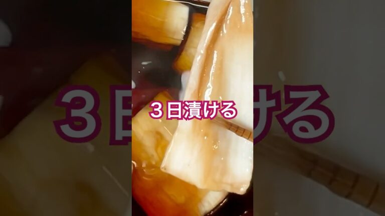 大根【うまい漬け】コツ　#無添加漬物　#大根漬物　#腸活
