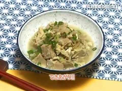 100106 高野豆腐の柳川風