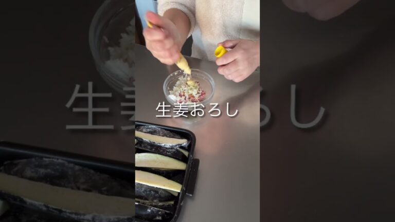 グリラーで炒めず本格！「マーボー茄子」#shorts