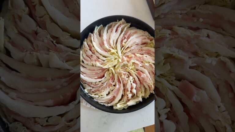 #MillefeuilNabe 🍲✨ ミルフィーユ鍋 밀푀유나베