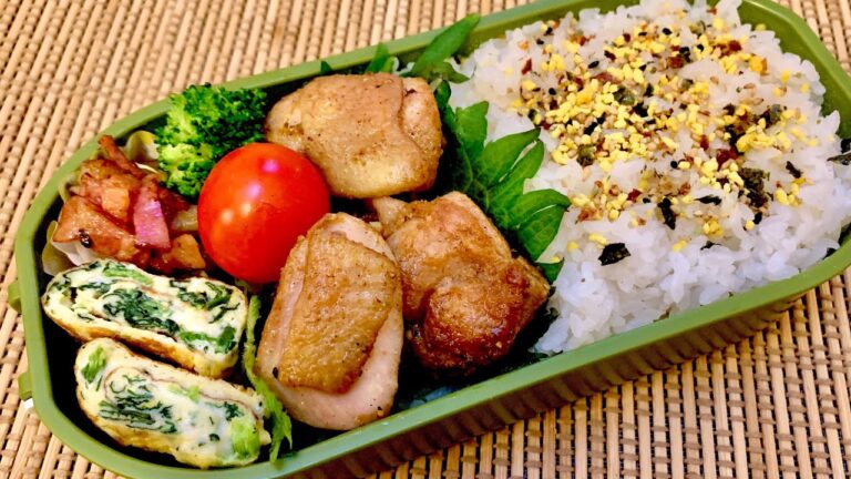 【お弁当#104】【鶏肉のカレー風味焼きだよ☺︎】#お弁当 #bento #旦那用 #万年勉強中 #料理 #cooking  #japanesefoods