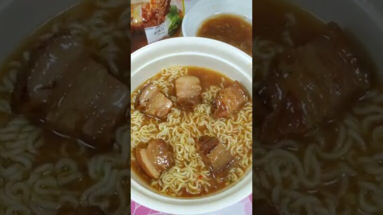 【サッポロ一番】究極の豚角煮【味噌ラーメン】 #shorts