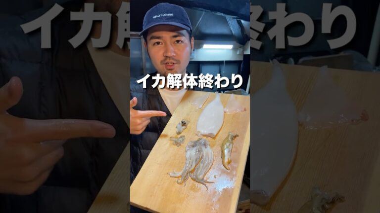 料理人の教えるイカの捌き方が勉強になりすぎた
