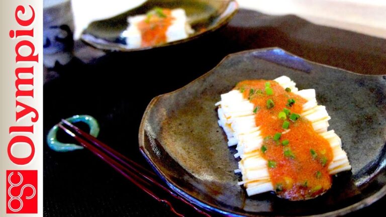 オリンピックの超簡単レシピ　 長芋の明太ソースの作り方