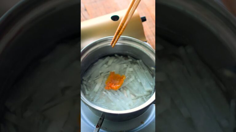 【ダイエット】梅干し大根スープ『簡単』痩せる前にまず旨い#shorts