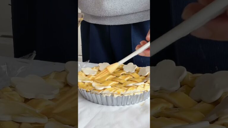 冷凍パイシートde誰でも簡単ハニーアップルカスタードパイ🍎♡