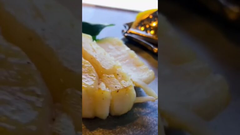 グランドニッコー東京台場！鉄板焼 銀杏さん！お料理のお勉強でもコレ去年！自分の誕生日の時の物です！ずっと掲載せず撮ってそのままにしてました#グランドニッコー東京台場#銀杏#鉄板焼#鉄板焼銀杏#美味しい