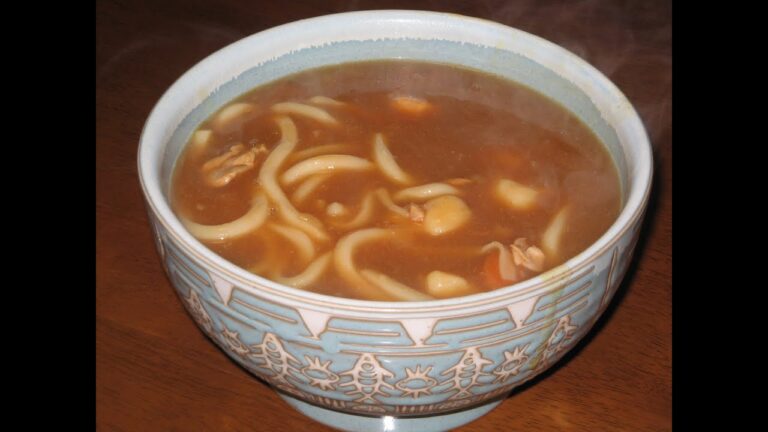 残ったカレーでカレーうどんを作ってみた