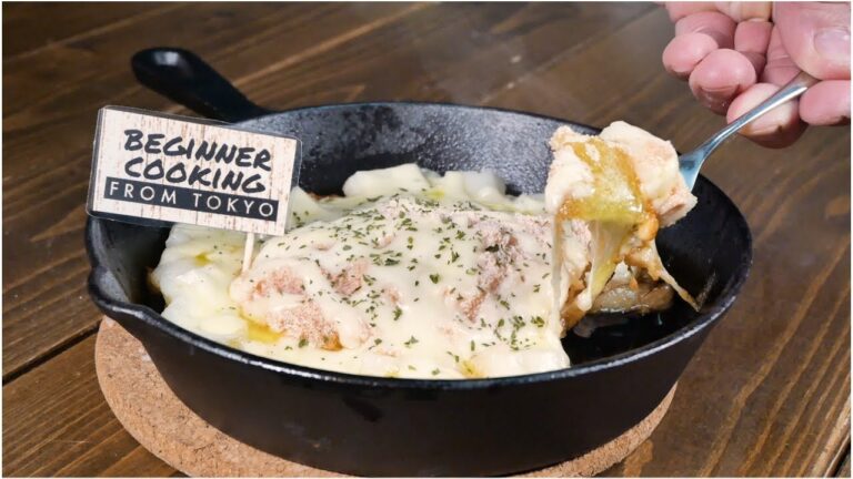 餅レシピ☆餅と明太子とチーズのアヒージョ☆Incredibly delicious ajillo with rice cake, seasoned pollack roe and cheese