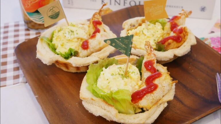 Toffy食べられる器メーカー「炸蝦蛋沙拉吐司杯/ Egg Salad With Fried Shrimp/ タマゴサンド」