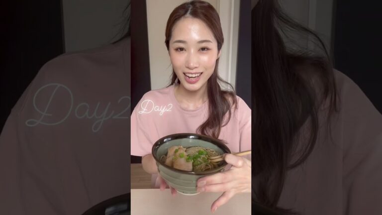 【1週間そばダイエット検証】毎日夜に韃靼そばを食べたら痩せるのか　#shorts #そば #ダイエット #そばダイエット #韃靼そば #ルーティン #1週間そばダイエット #ダッタンソバ #蕎麦