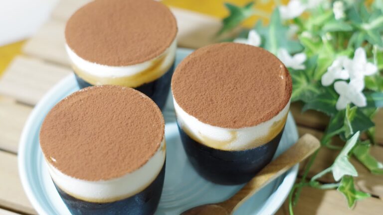 ティラミス風コーヒーゼリー　tiramisu style coffee jelly